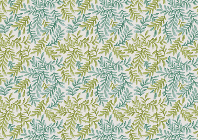 Leaf Vine, Jade - Made to Measure Curtains - Image 9